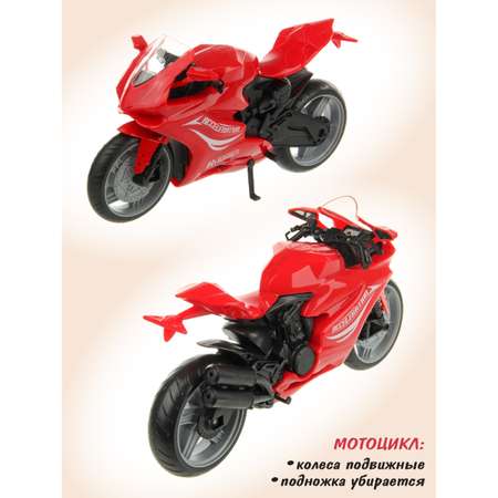 Кукла модель Барби Veld Co на мотоцикле