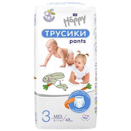 Трусики Bella baby Happy Midi по 48 шт.