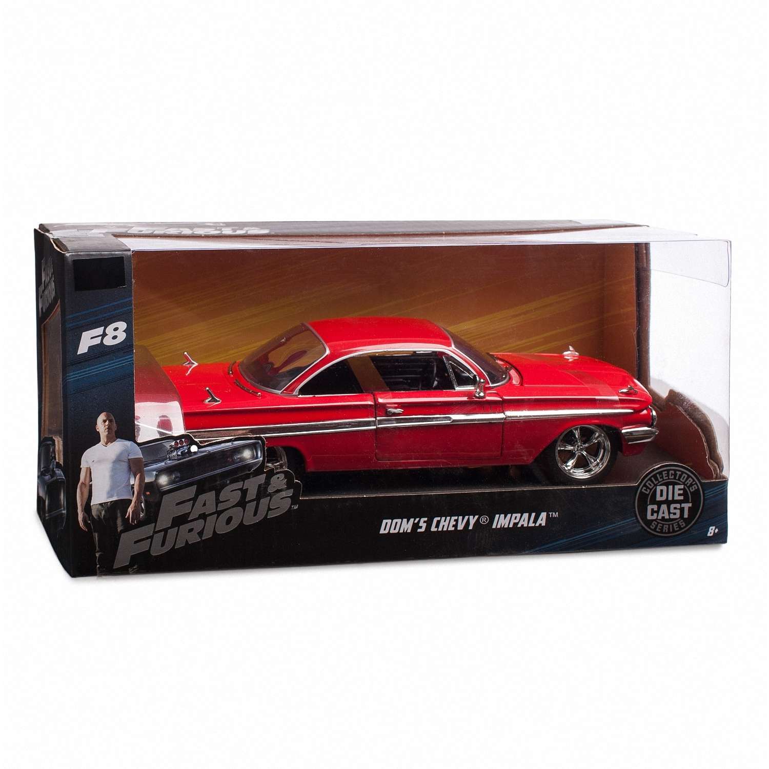 Машинка Fast and Furious Jada Форсаж 1:24 - Doms Chevy Impala 98426 - фото 2