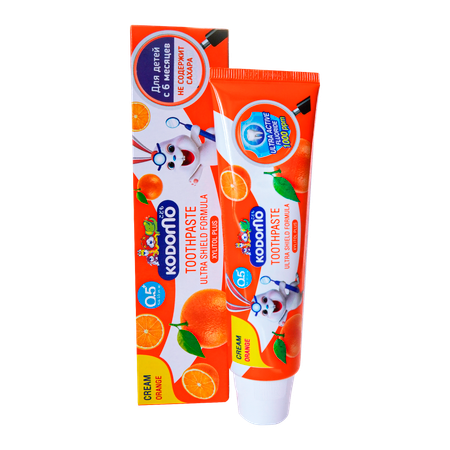 Зубная паста Lion Kodomo для детей с 6 месяцев с ароматом апельсина 65 г