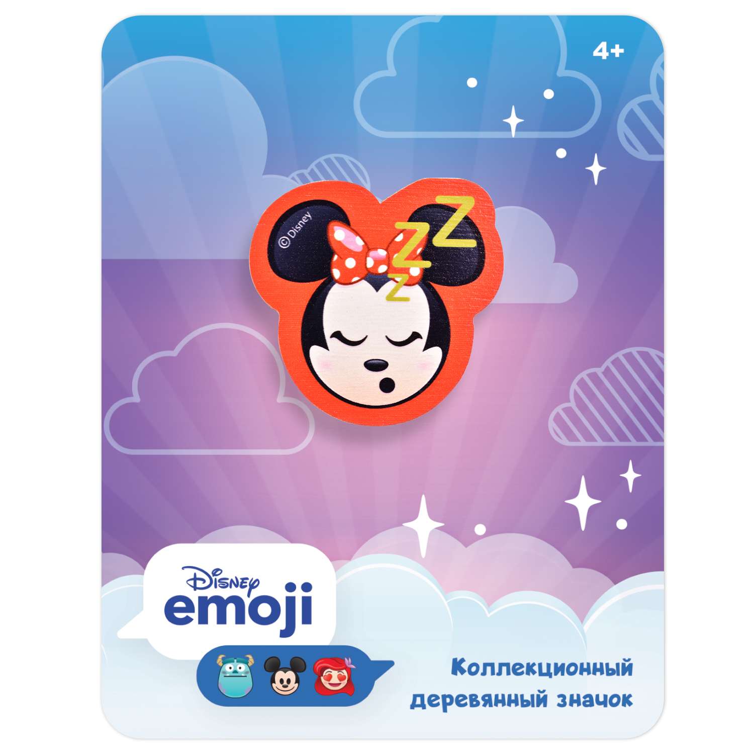 Значок Disney Emoji Сонная Минни Маус 69604 - фото 2