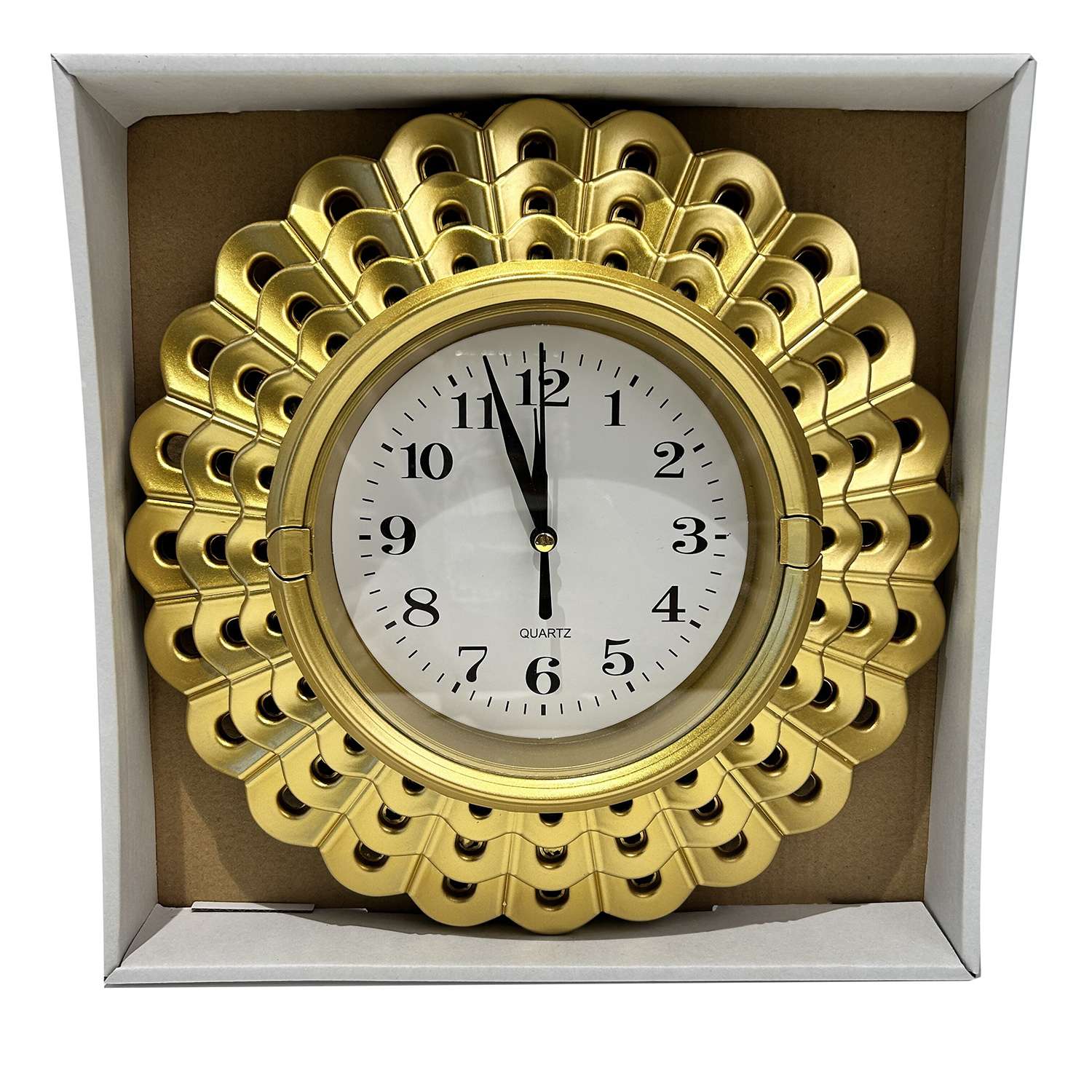 Часы механические настенные Золотые - фото 2