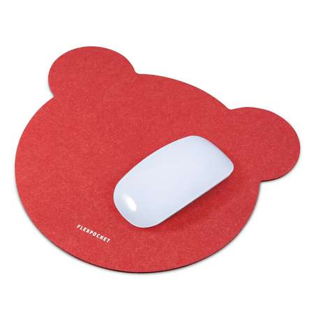 Настольный коврик Flexpocket для мыши 250х250мм красный