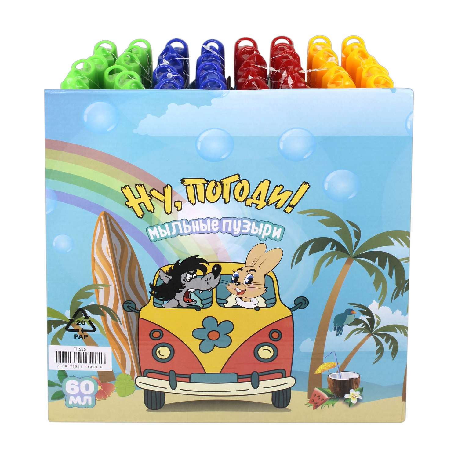 Мыльные пузыри 1TOY Ну Погоди в ассортименте - фото 3