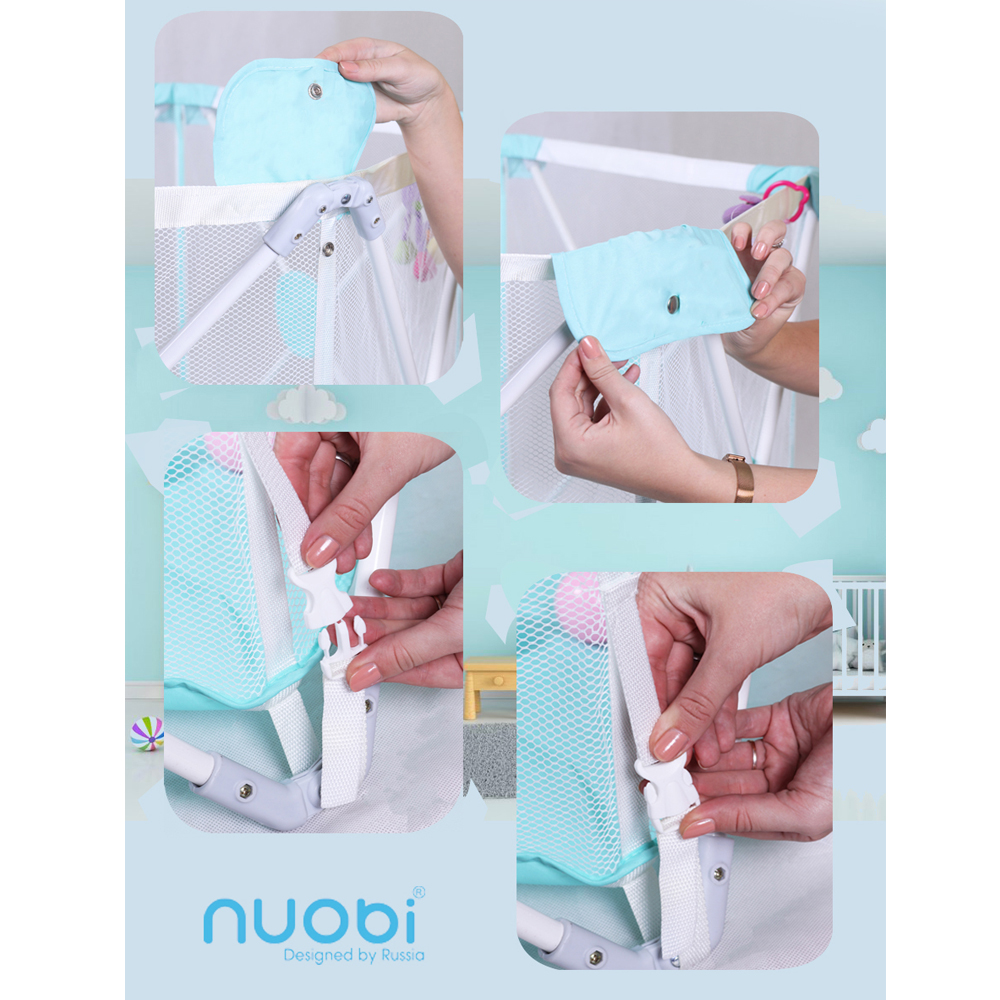 Манеж детский Nuobi Comfort B-MAS-6BL - фото 3