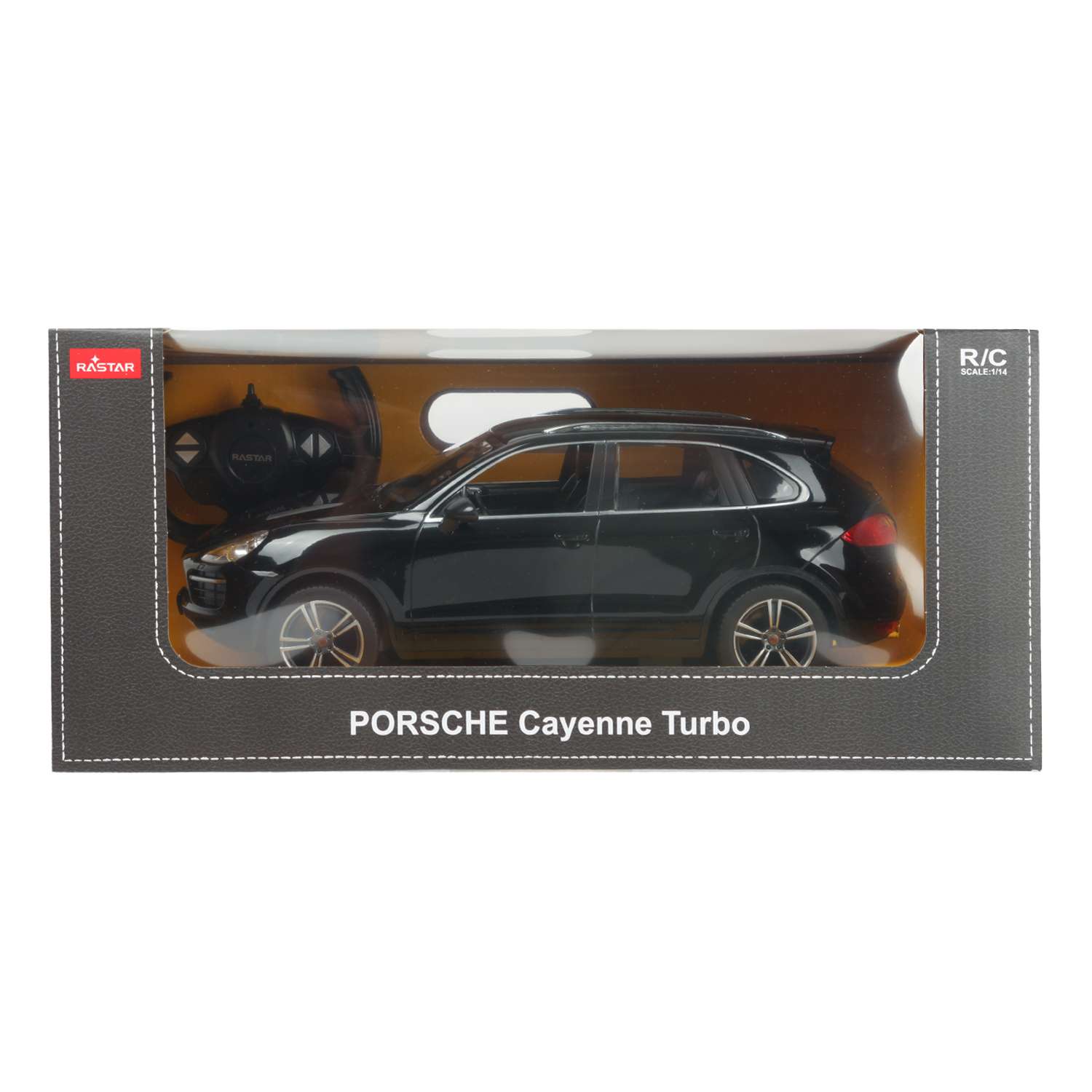 Машина Rastar РУ 1:14 Porsche Cayenne Черная 42900 - фото 2