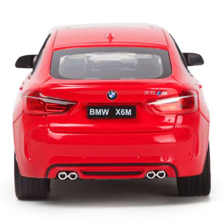 Машина Rastar 1:24 BMW X6M Красная 56600