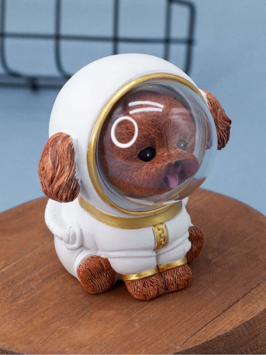 Ночник iLikeGift Dog space suit brown - фото 4