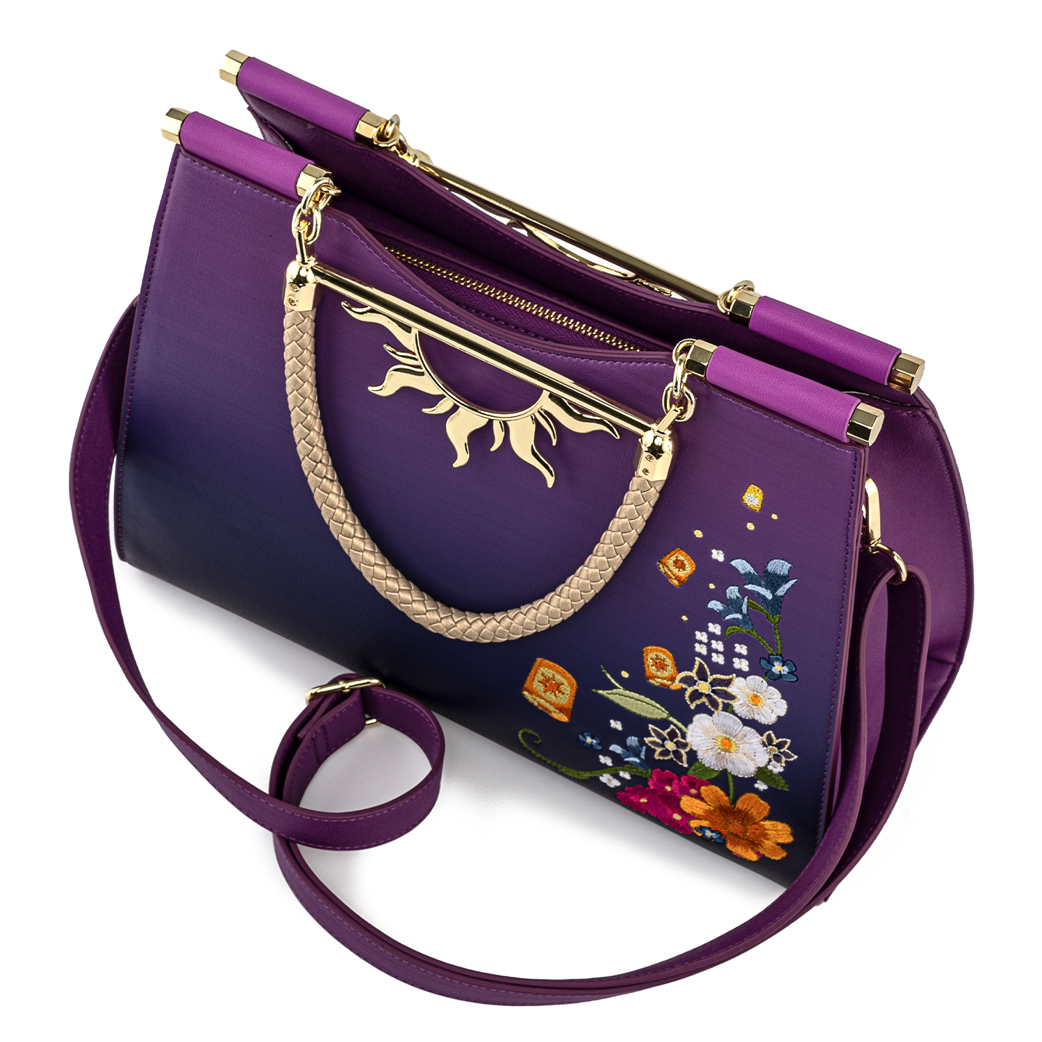 Сумка Funko Loungefly Disney Tangled Pascal Floral Hand Bag KA WDTB2151 - фото 4