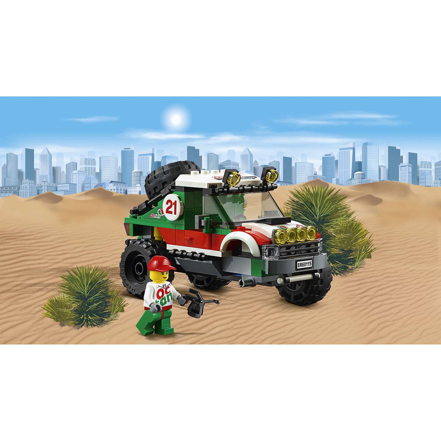 Конструктор LEGO City Great Vehicles Внедорожник 4x4 (60115) - фото 9