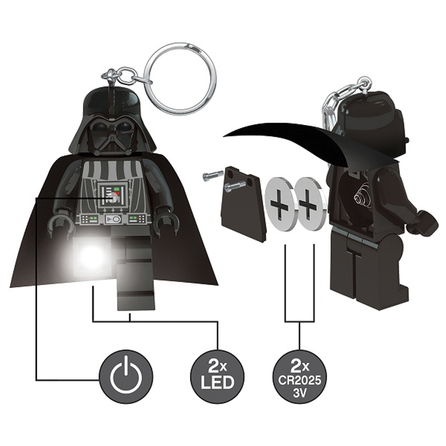 Брелок LEGO Darth Vader - фото 9