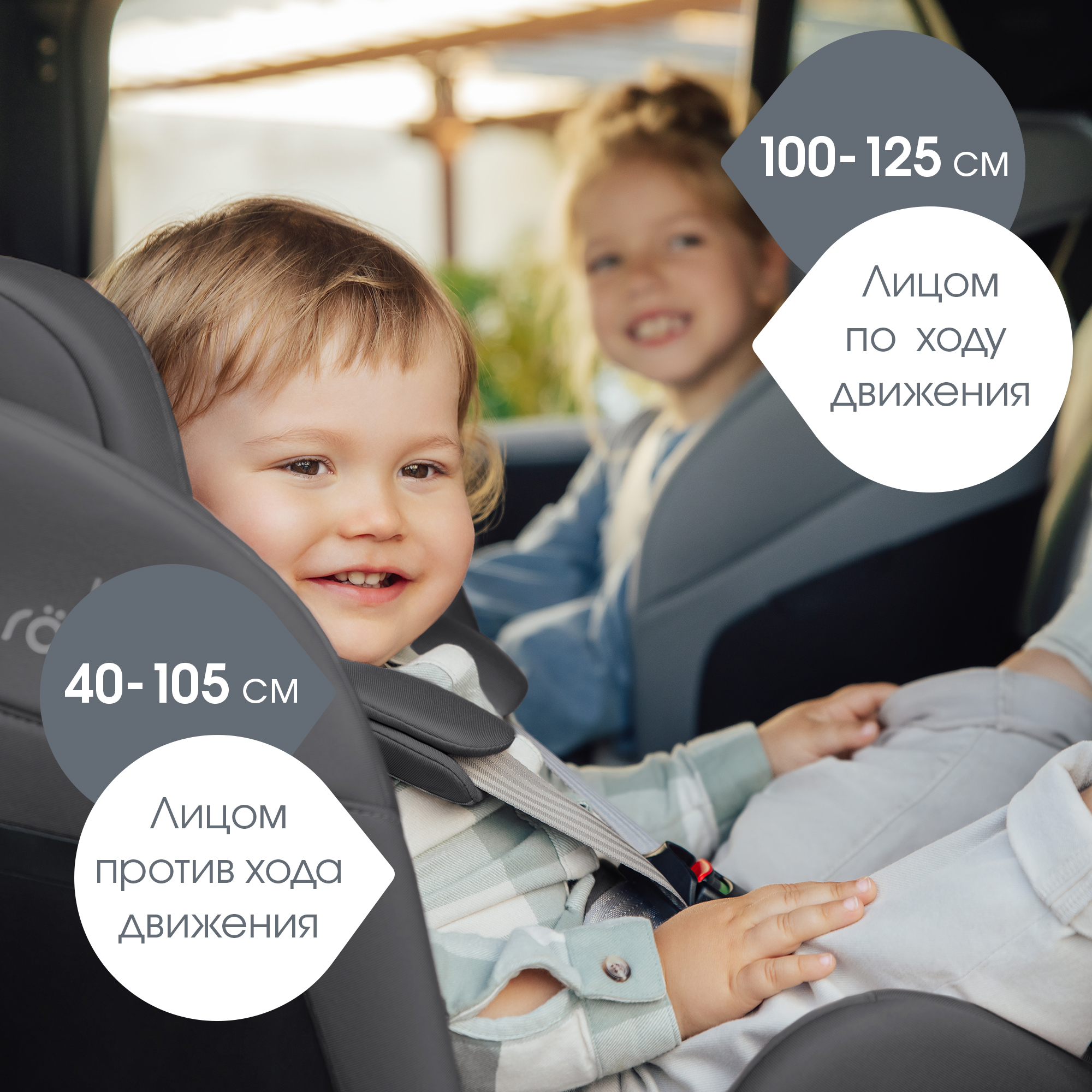 Автокресло Britax Roemer Swivel Midnight Grey 0+/1/2 (0-25 кг) - фото 6