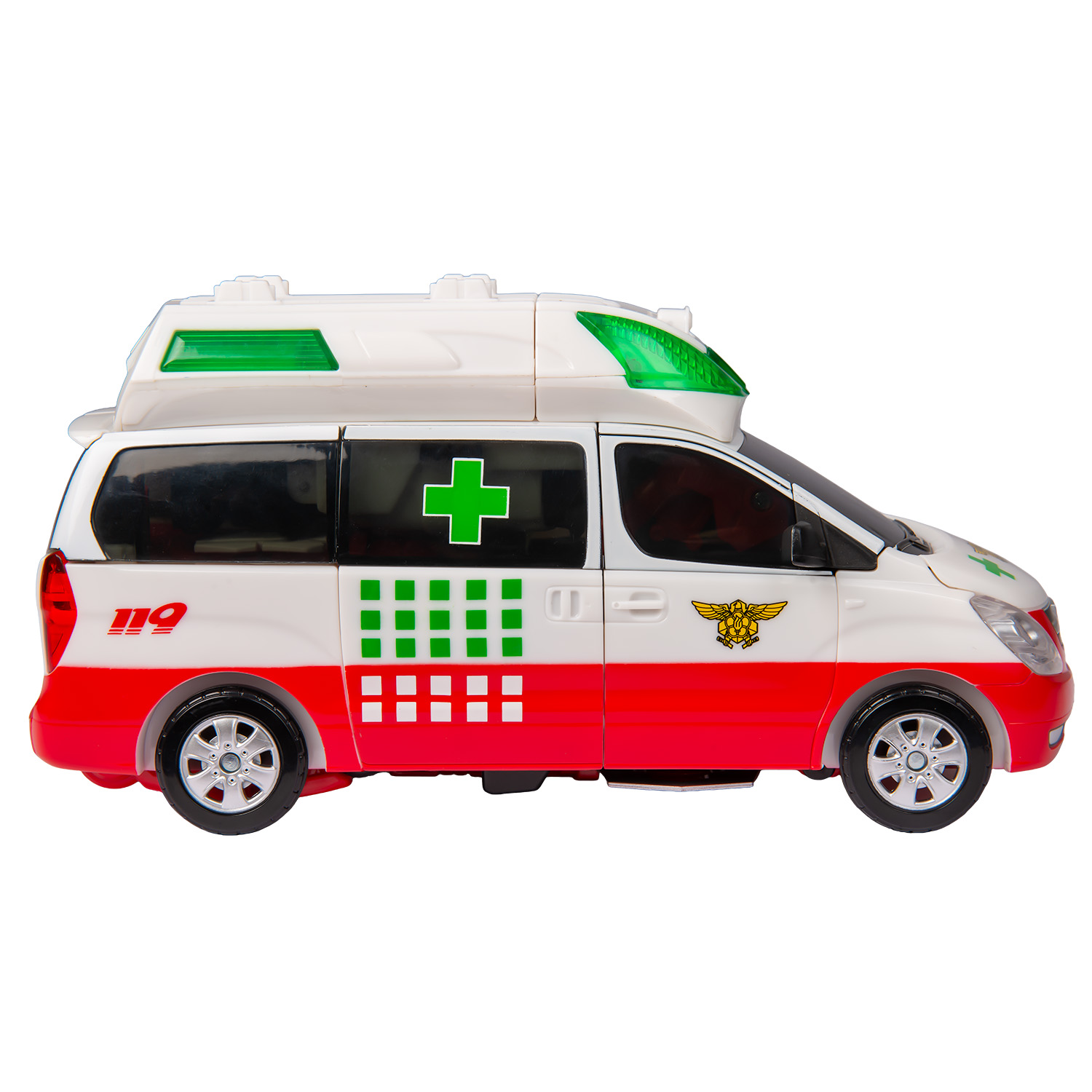 Игрушка Hello Carbot Hello Carbot Dandy Ambulance трансформер 25см свет и звук S1 42902 - фото 10