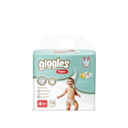 Подгузники-трусики Giggles Maxi 7-18кг 30шт