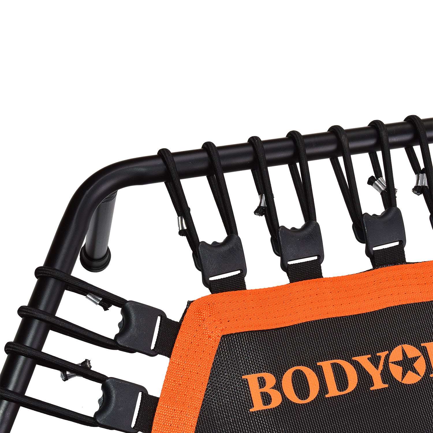 Батут Body Form для занятия фитнесом черно-оранжевый - фото 3