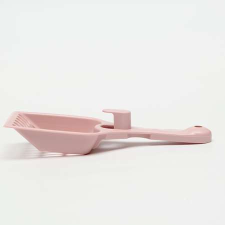 Совок Пижон для кошачьего туалета 22 5 x 9 5 x 4 см розовый