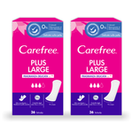 Прокладки гигиенические Carefree Plus large 2 х 36 шт