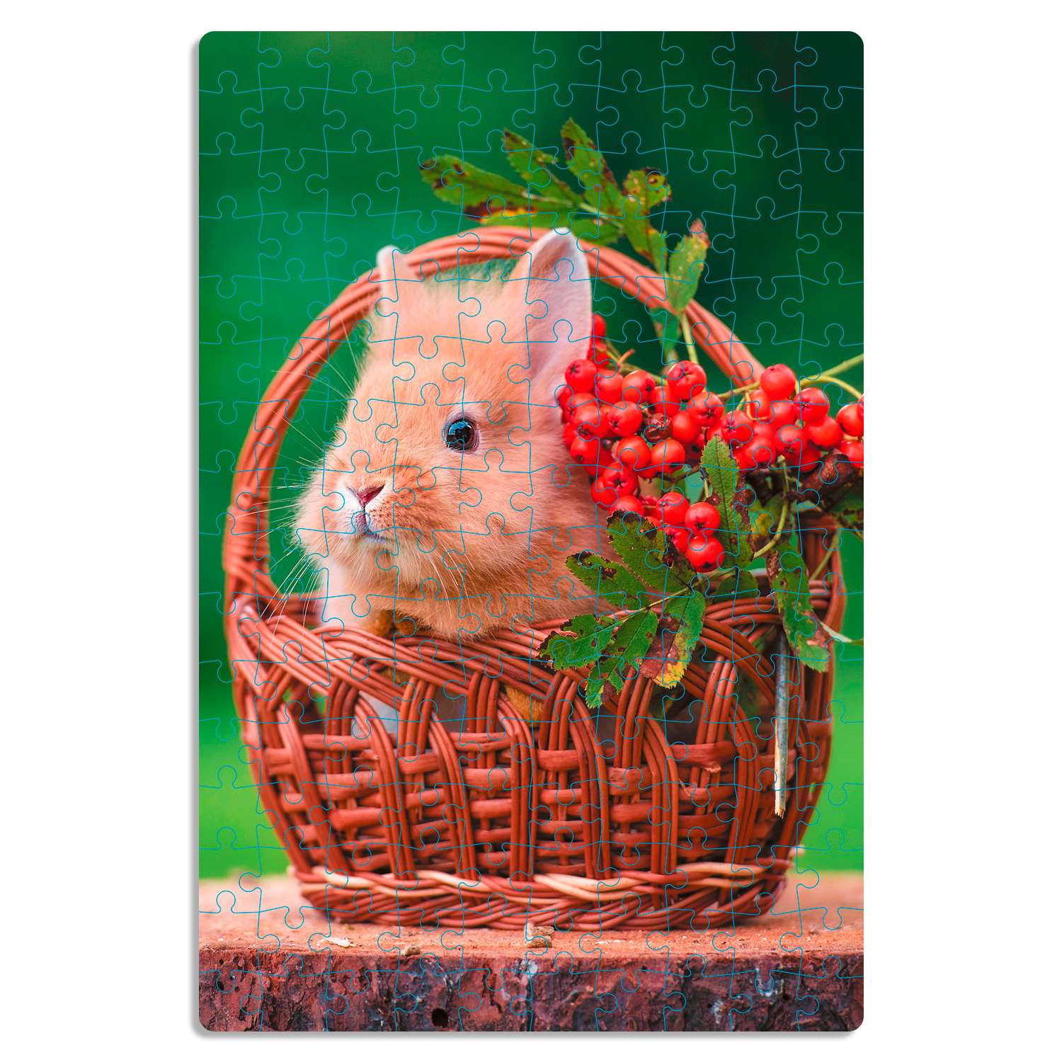 Пазл ORIGAMI Год кролика/кота 2023 Богатый урожай 160элементов 07174 - фото 4