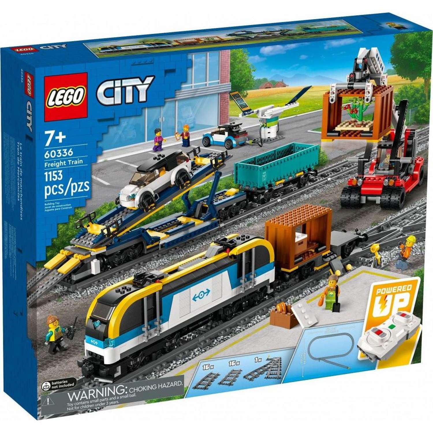 Конструктор LEGO City Trains Товарный поезд 60336 - фото 1