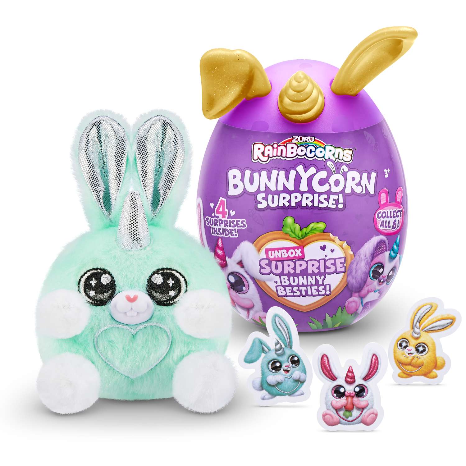 Игрушка Zuru Rainbocorns Bunnycorn в непрозрачной упаковке (Сюрприз) 9260 - фото 6