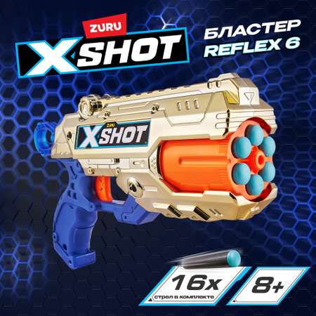 Набор X-SHOT  Reflex 6 Golden 36475