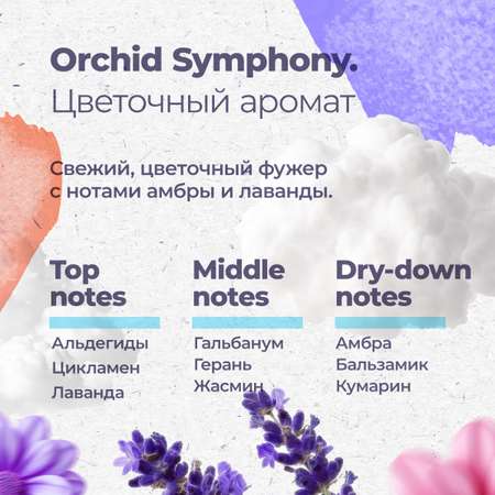 Гипоаллергенный кондиционер для белья Aquae Granni Orchid Symphony ЭКО, 0+, цветочный аромат