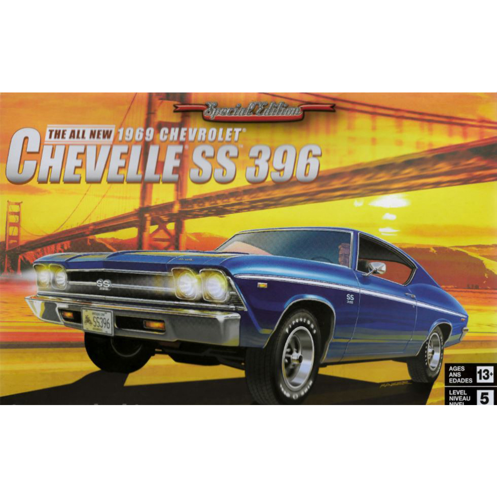 Сборная модель Revell Автомобиль ’69 Chevelle SS 396 14492 - фото 3