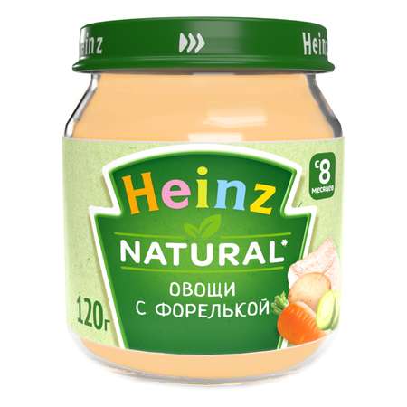 Пюре Heinz овощи с форелькой 120г 8месяцев