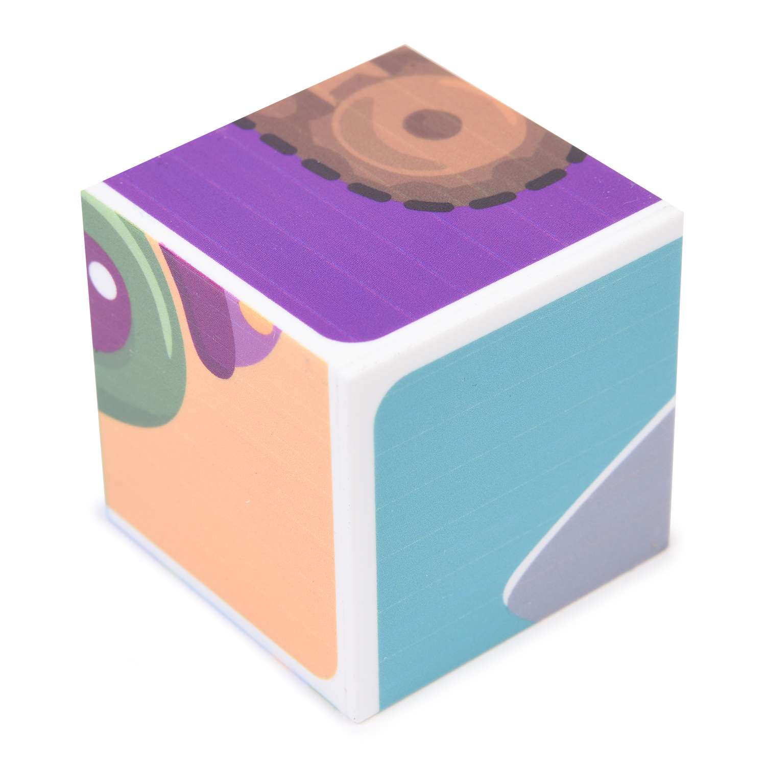 Кубики Десятое королевство BabyToys На стройке 9шт 3533 - фото 6
