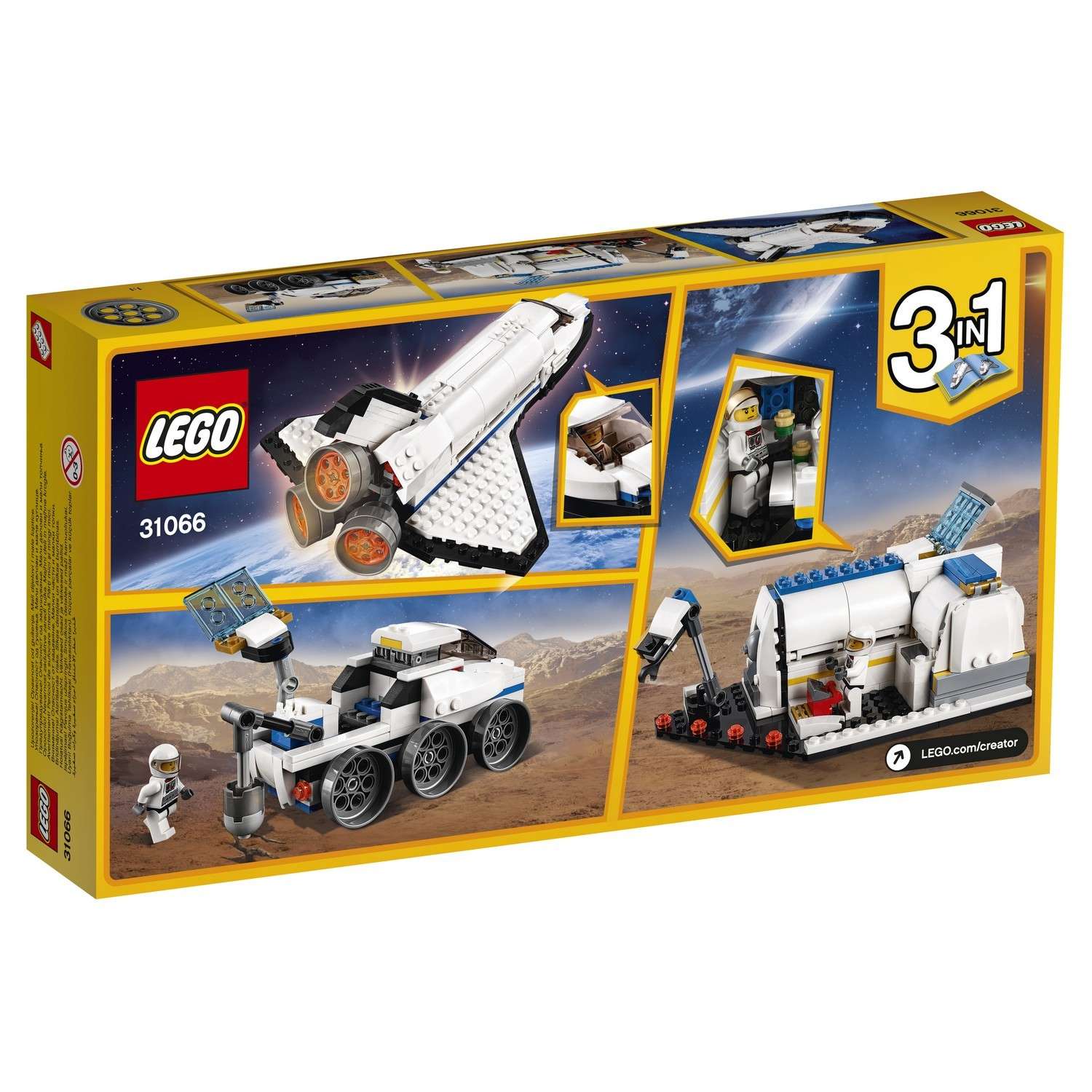 Конструктор LEGO Creator Исследовательский космический шаттл (31066) - фото 3