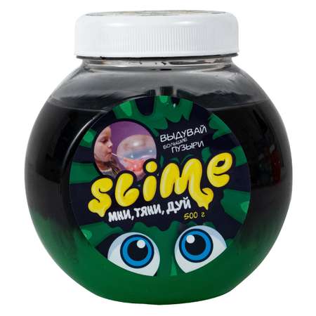 Лизун Slime Ninja Mega Mix Черно-зеленый 500г S500-6