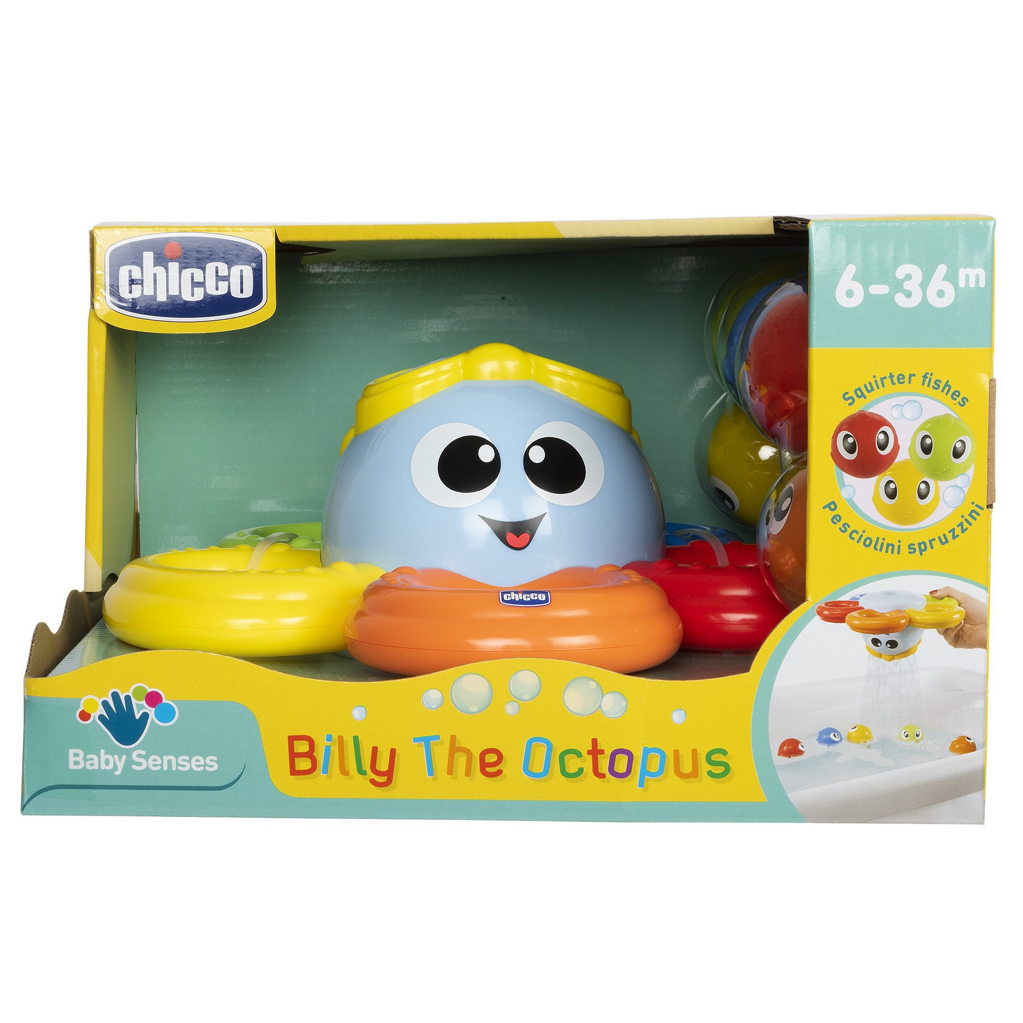 Игрушка для ванны Chicco Осьминог 00010037000000 - фото 3