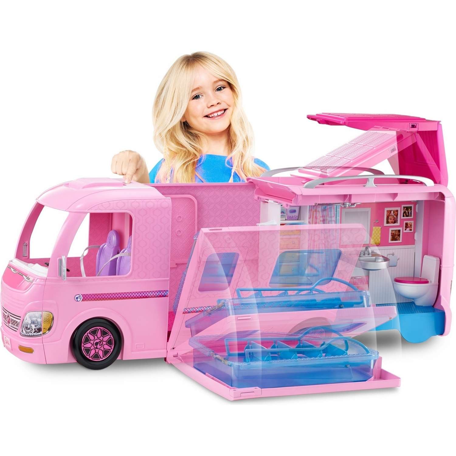 Фургон Barbie Волшебный раскладной FBR34 - фото 6