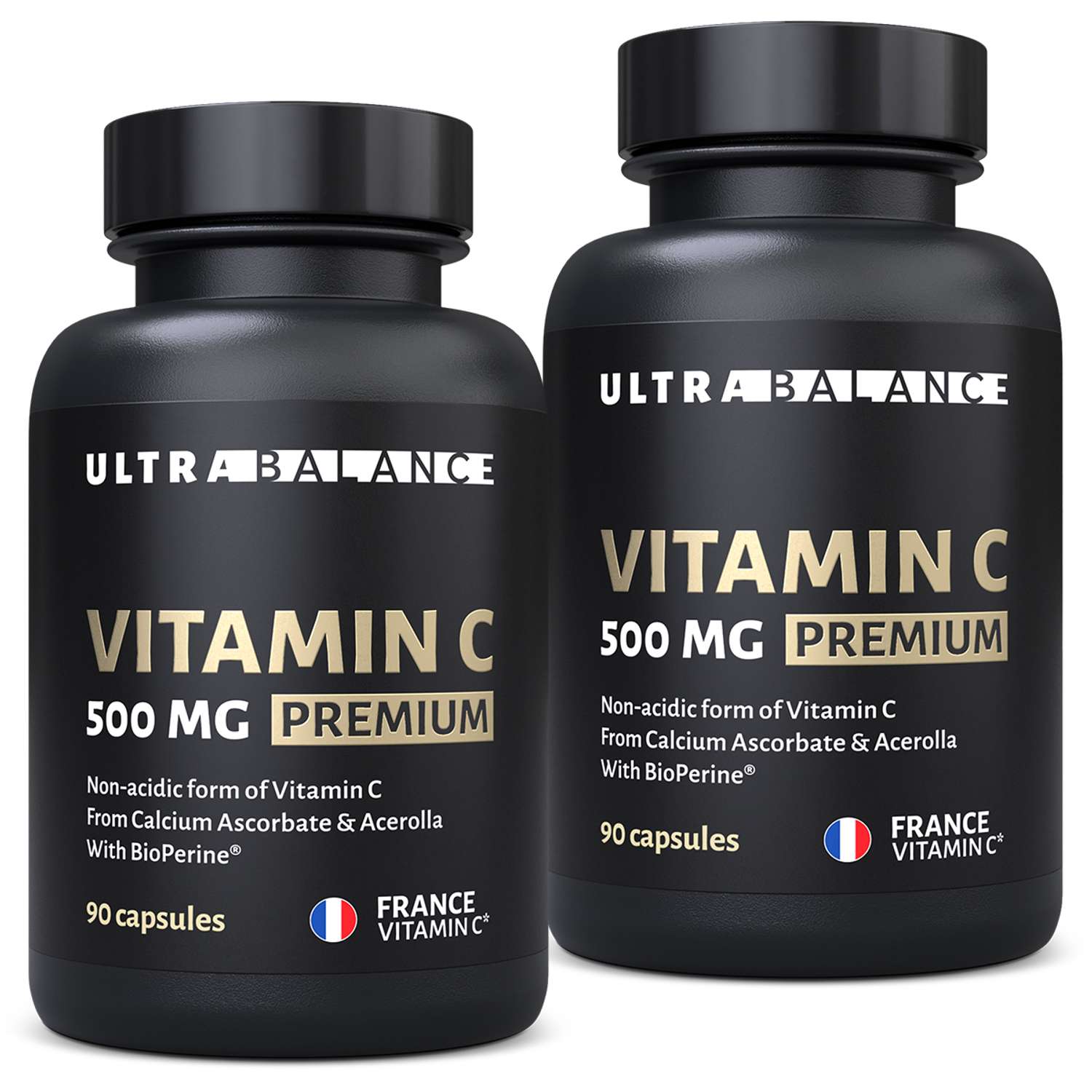 Витамин C 180 капсул UltraBalance 500 Mg Premium - фото 1