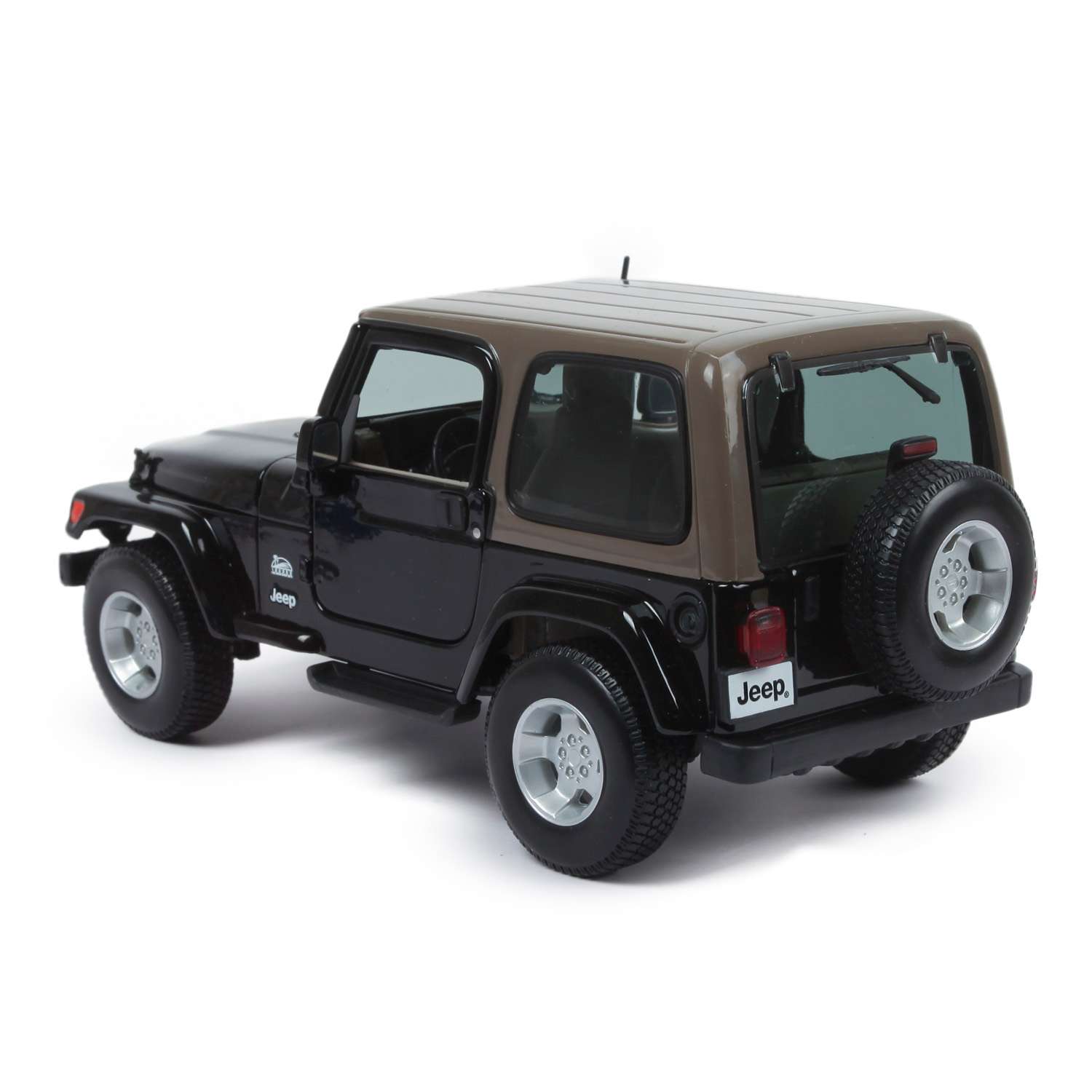 Машина MAISTO 1:18 Jeep Wrangler Sahara Черная 31662 31662 - фото 3