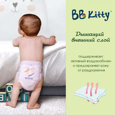 Подгузники трусики BB Kitty Премиум размер M ( 6-11 кг ) 48 штук