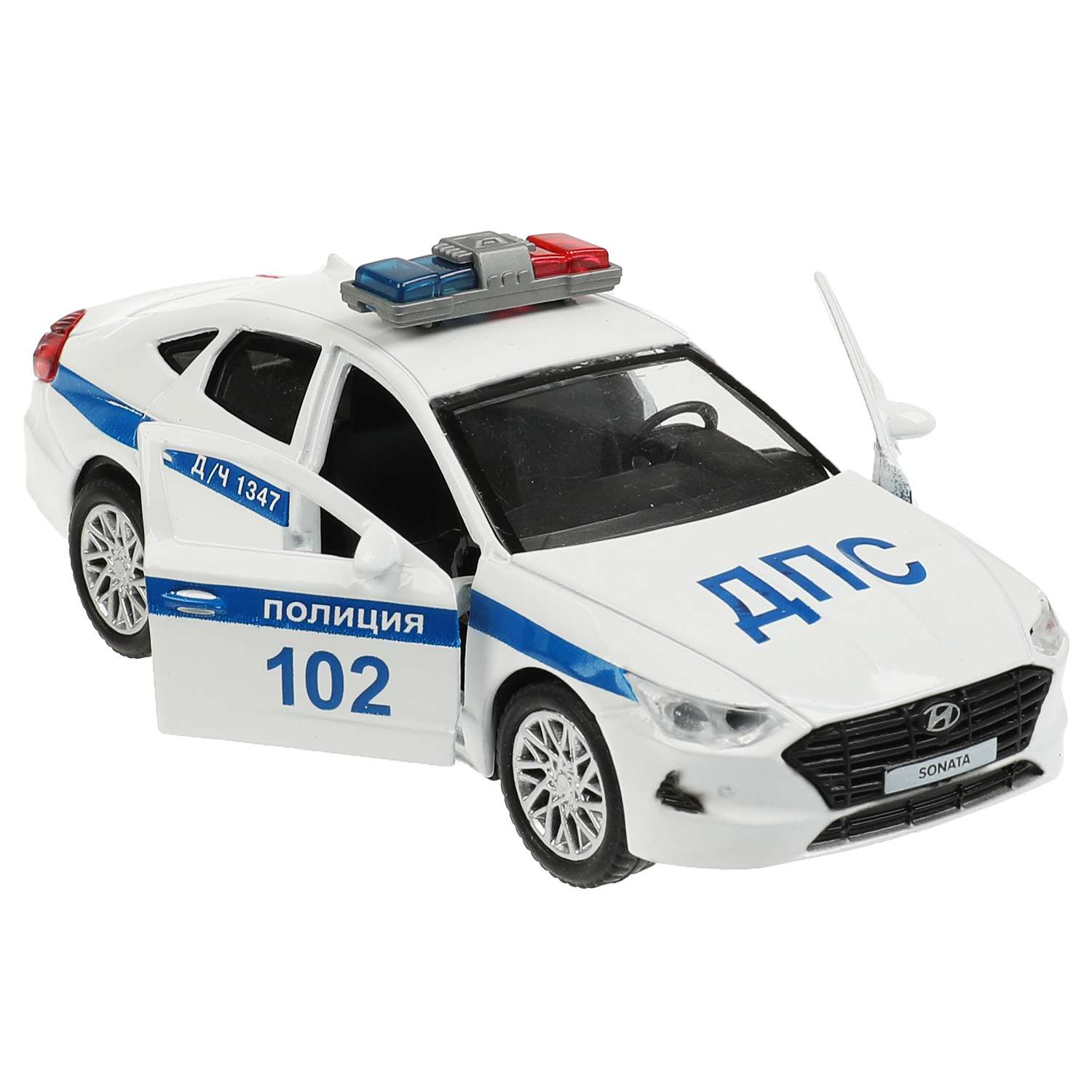 Машина Технопарк Hyundai Sonata Полиция 350117 350117 - фото 4