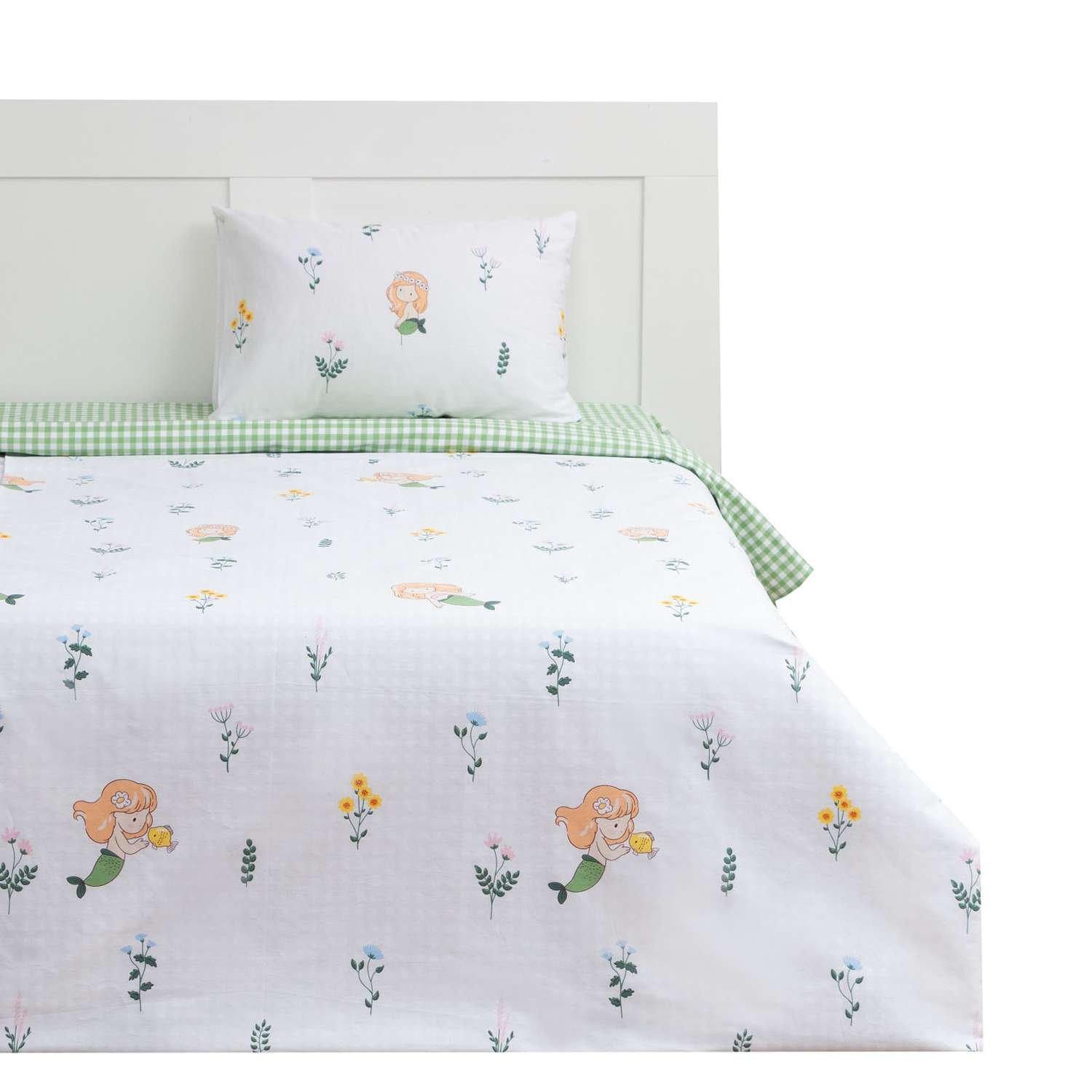 Комплект постельного белья LoveLife полутороспальный Морская принцесса сатин наволочка 50х70 см - фото 1
