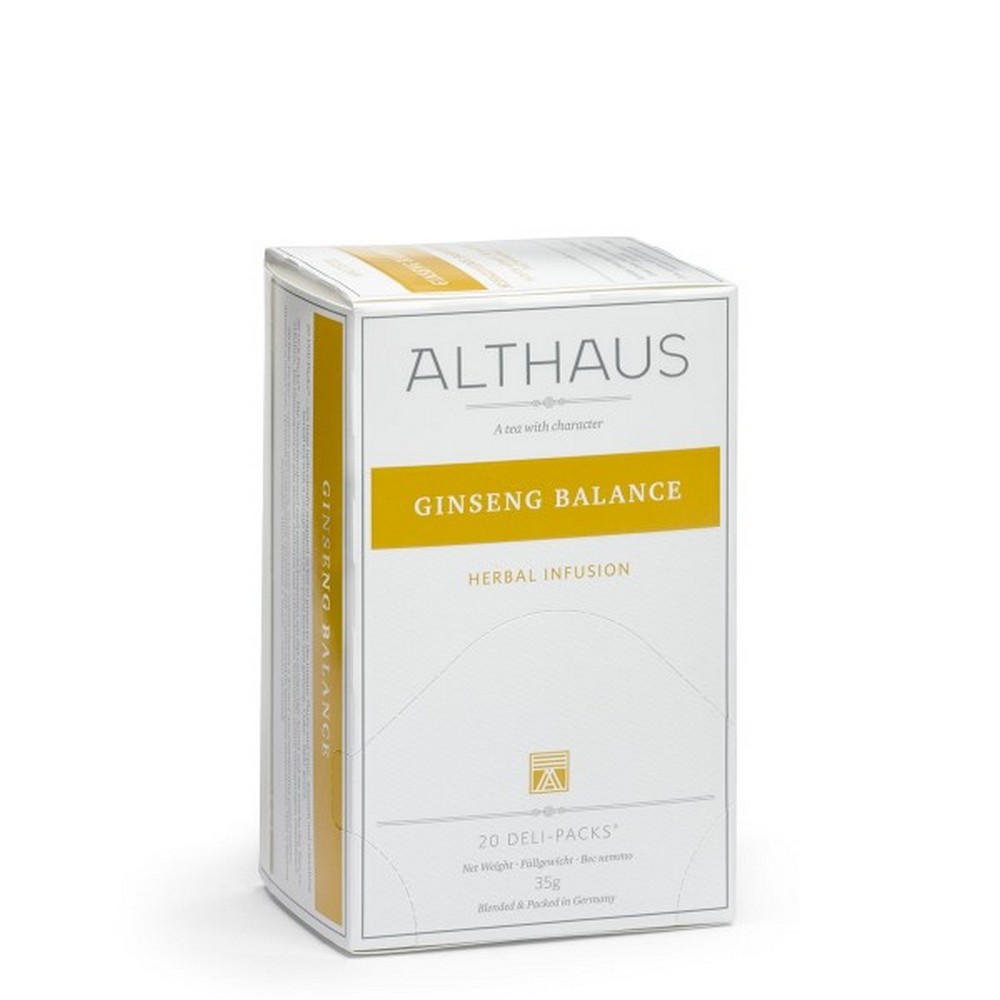 Чай ALTHAUS Deli Packs Ginseng Balance 20 x 1.75g - фото 1
