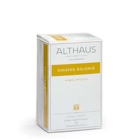 Чай ALTHAUS Deli Packs Ginseng Balance 20 x 1.75g