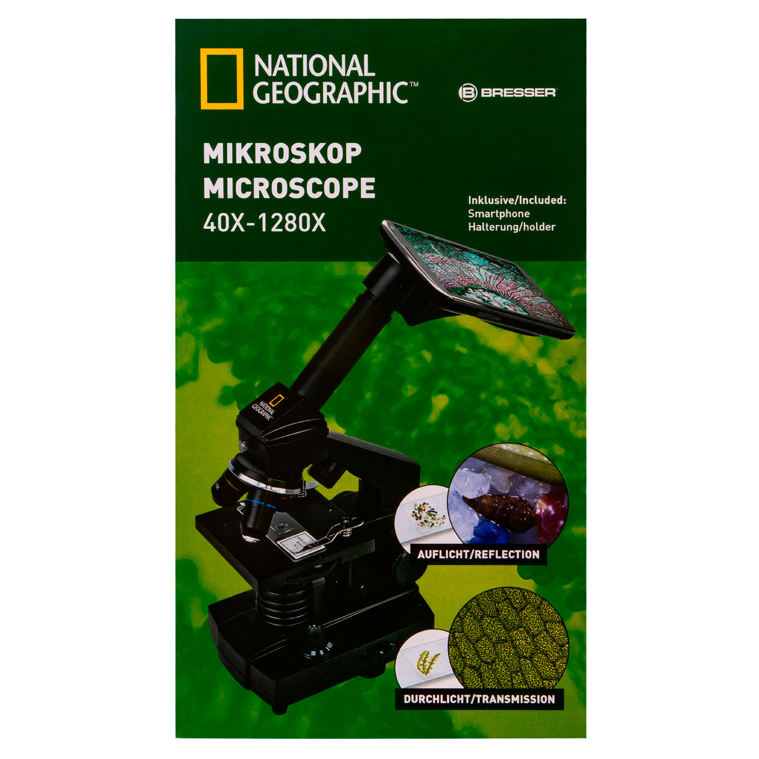 Микроскоп Bresser National Geographic 40–1280x с адаптером для смартфона - фото 19