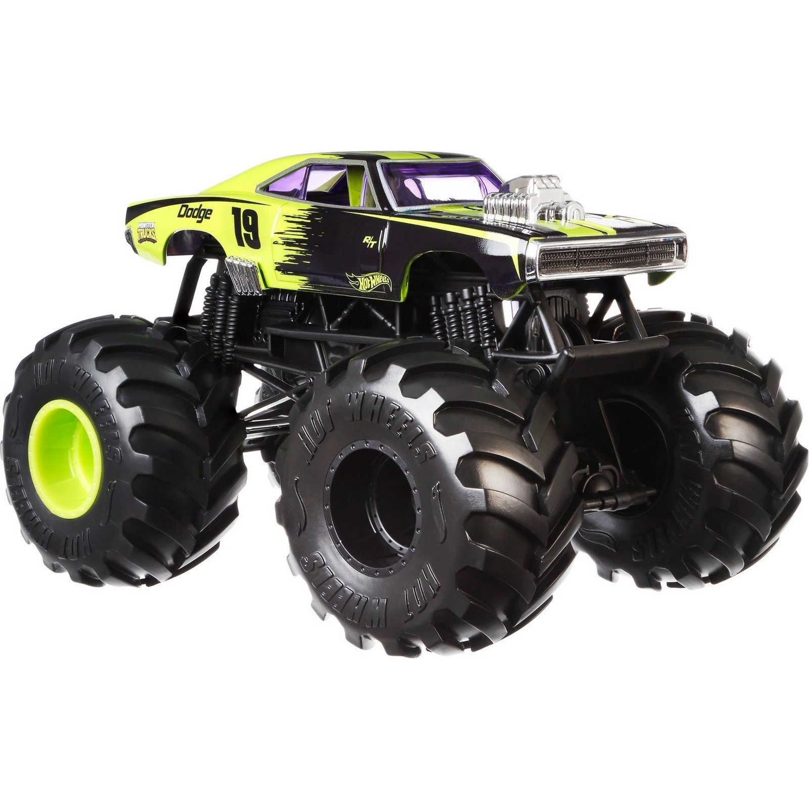 Машинка Hot Wheels Monster Trucks 1:24 Дод GBV35 FYJ83 - фото 1