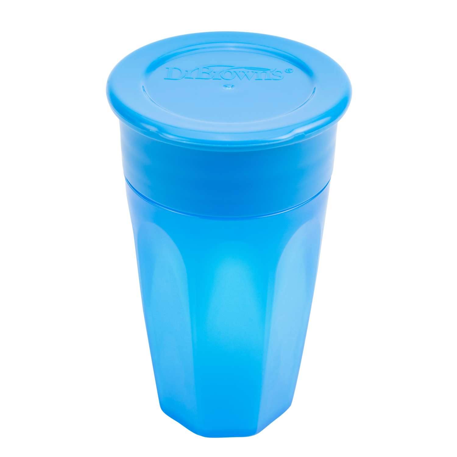 Чашка-непроливайка Dr Brown's Cheers 360 300мл Синяя - фото 3