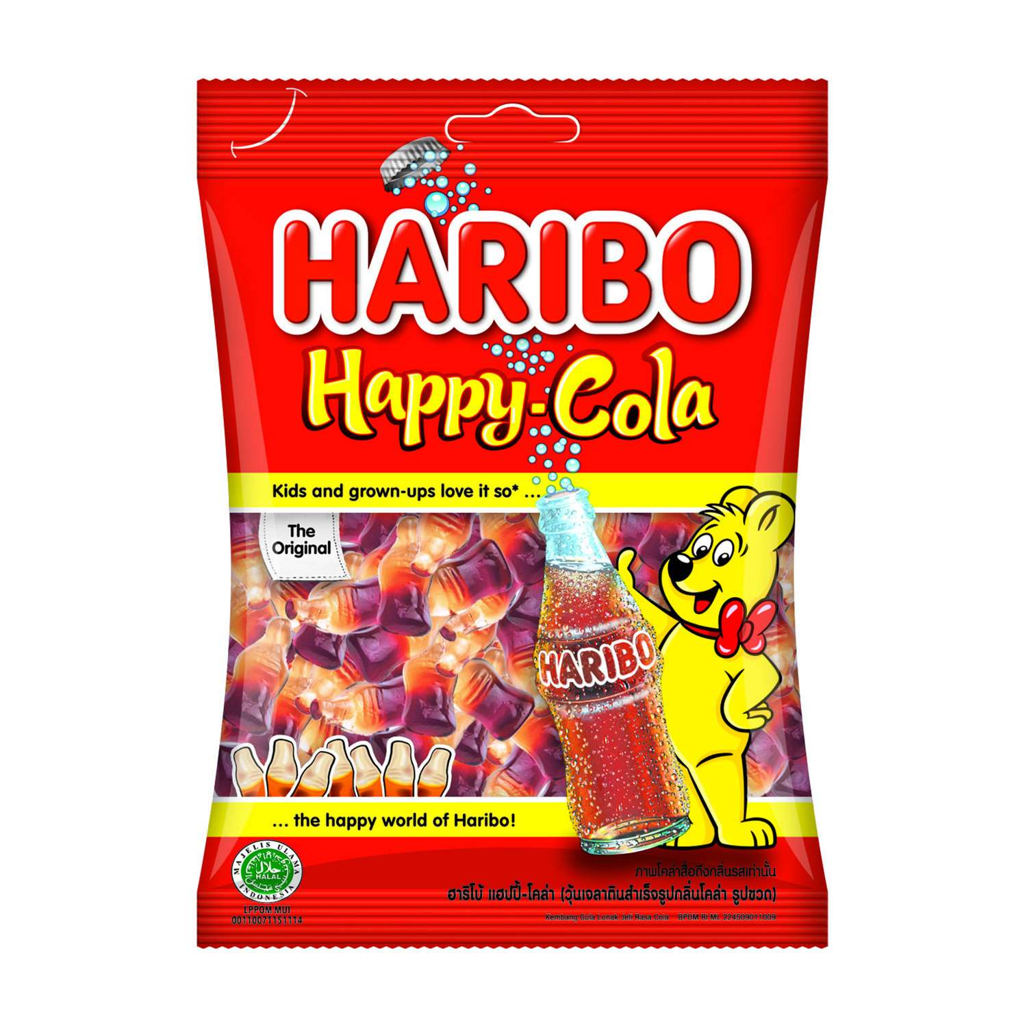 Мармелад жевательный HARIBO Happy cola Веселая Кола 80г - фото 1