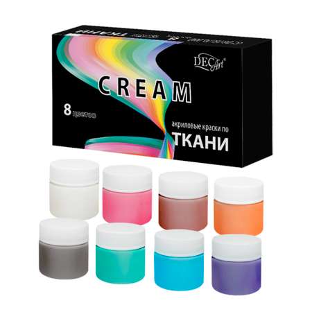 Краски текстильные DecArt 8 цв.