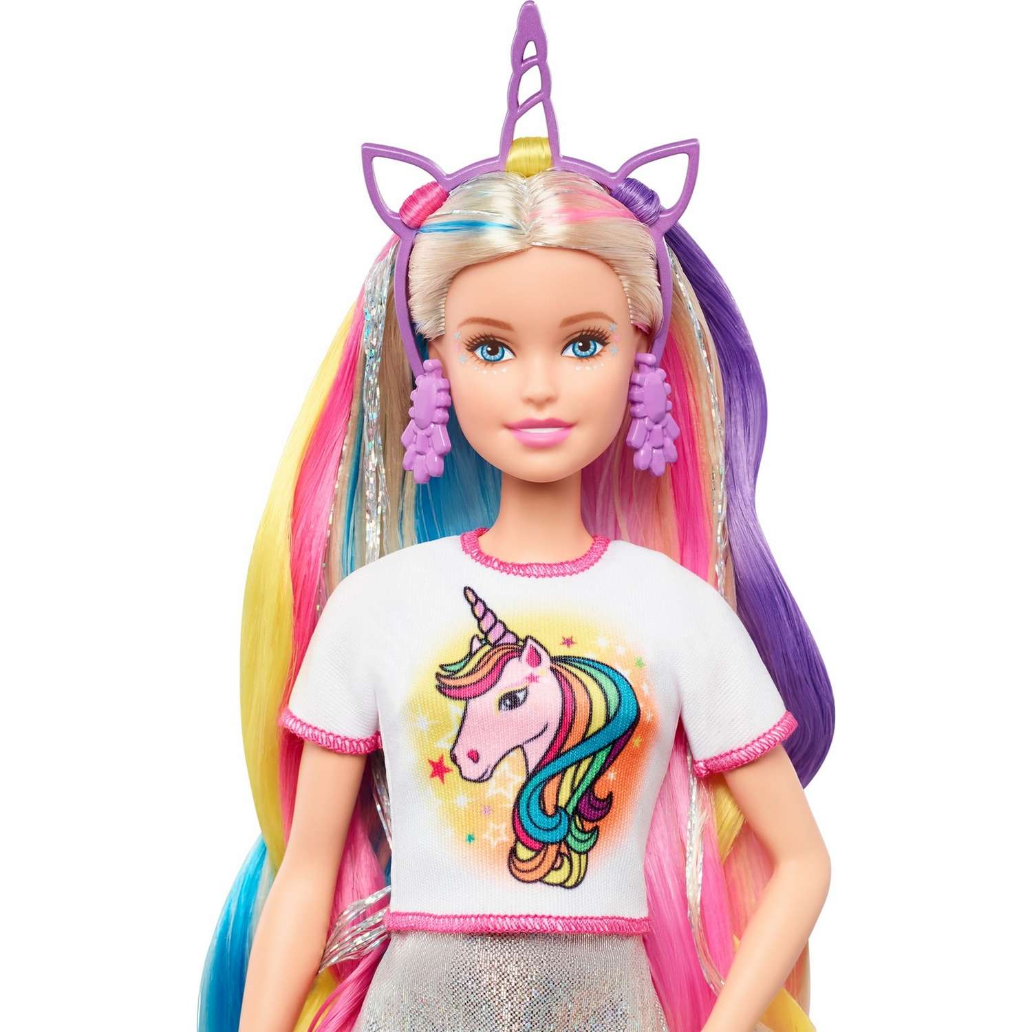 Кукла Barbie Радужные волосы GHN04 GHN04 - фото 7