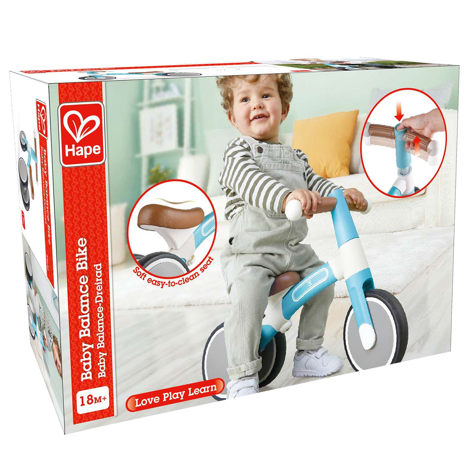 Беговел Hape First Ride голубой - фото 14