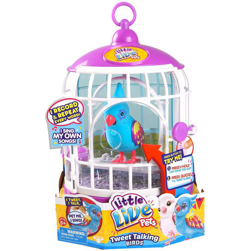 Игрушка Little Live Pets Птичка в домике в ассортименте 28132 (28133 28134) - фото 3