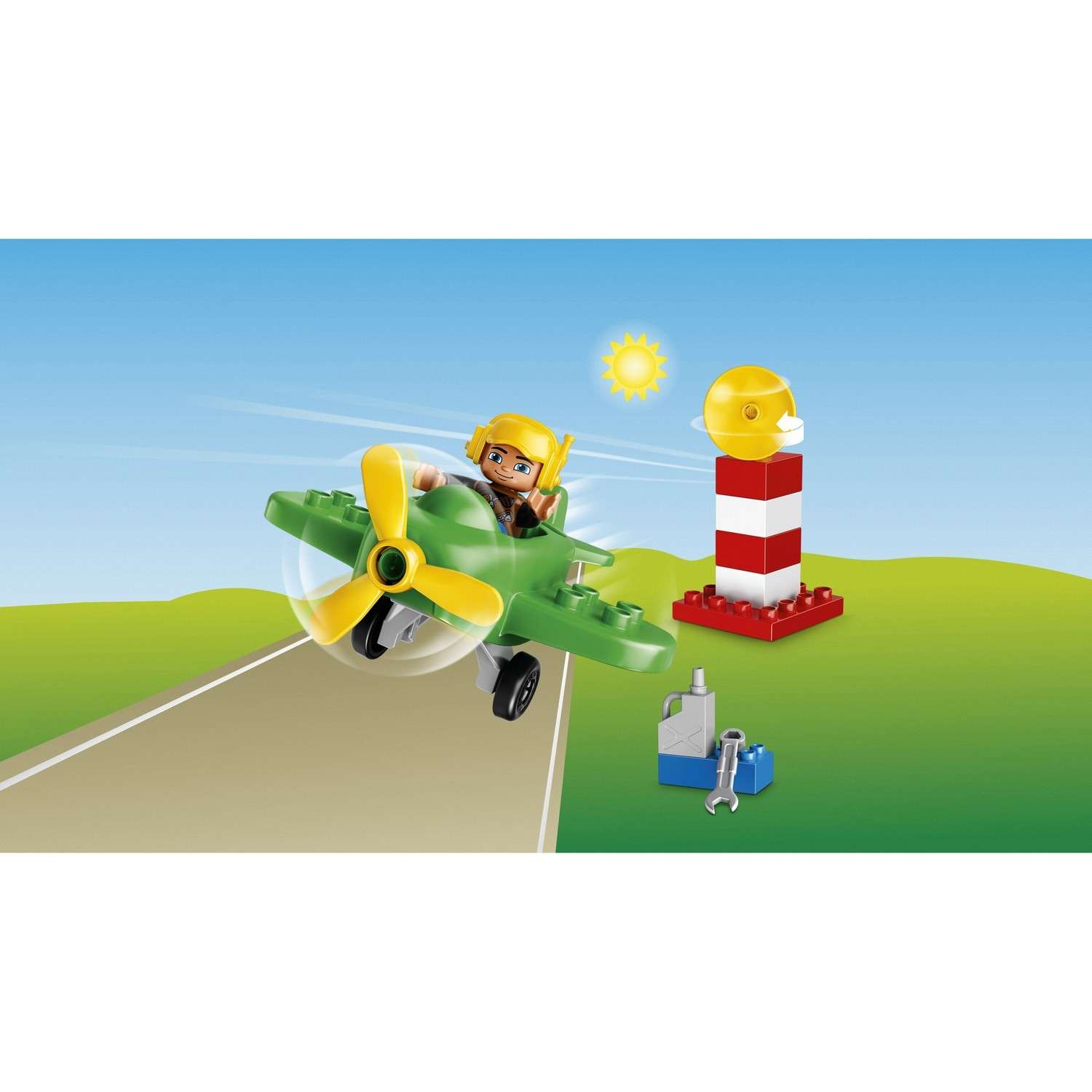 Конструктор LEGO DUPLO Town Маленький самолёт (10808) - фото 4