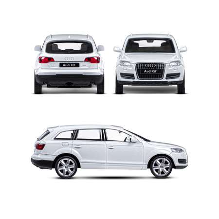 Машинка металлическая АВТОпанорама 1:43 Audi Q7 белый инерционная